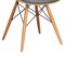Armen Living Cassie Mid-Century Dining Chair in Walnut Wood and Gray Faux Leather LCCASIWAGRAY - alternate 6